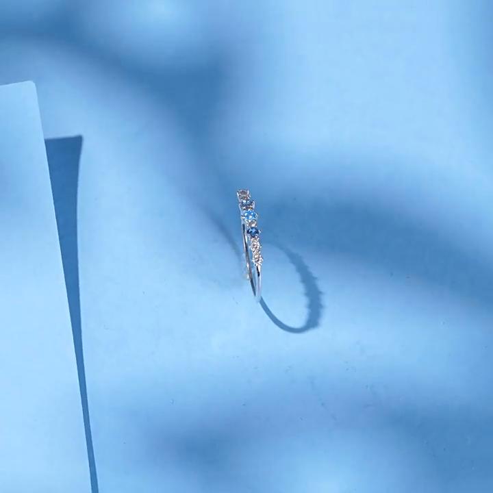 Tancise Classic 925 Sterling Silver Zircon Ring Ladies Jewelry Wedding Promise Party Gift