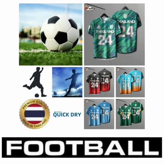 THAILAND Football Soccer V Neck Color Vintage Shirt National Elephant Logo Badge Unisex Men Women Training JERSEY Print Quick Dry Short Sleeve Uniform