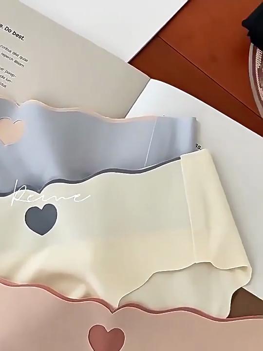 Женское нижнее белье из ледяного шелка, дышащее бесшовное нижнее белье из очищенного хлопка с промежностью