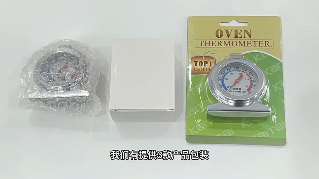 Высокоточный термометр для духовки из нержавеющей стали с аналоговым дисплеем, диапазон от 100°F до 600°F