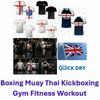 United Kingdom England British Britain UK Muay Thai MMA Boxing T-shirt National Flag 3D Print Training Unisex Men Women Fitness Workout Sport