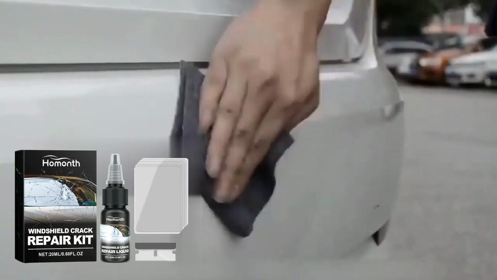 HOMONTH Набор для ремонта трещин на стекле Clear Vision Auto Front Windshield Nano Repair Fluid Kit