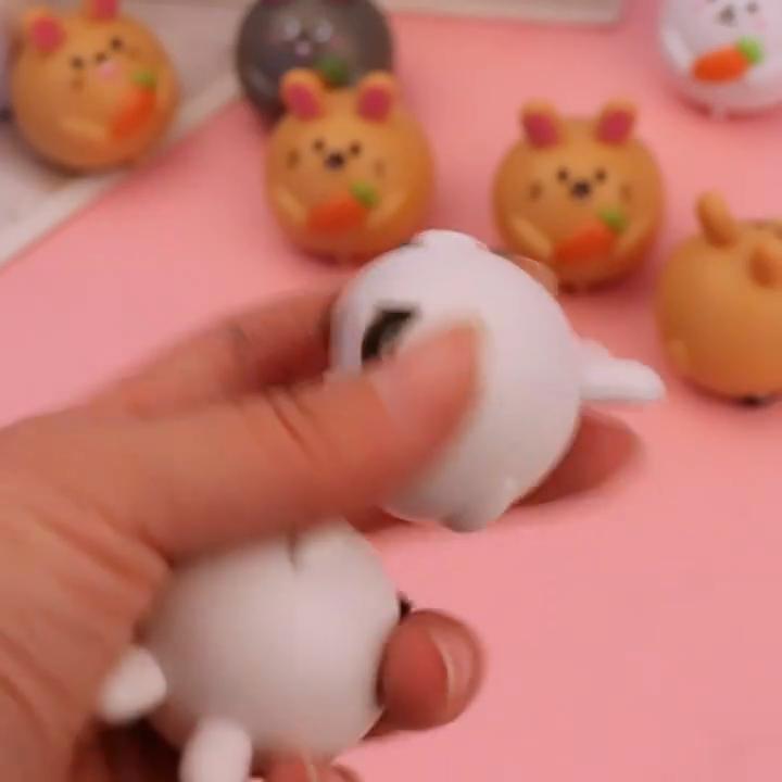 Морковь Кролик Животное Игрушечная Машинка С Механизмом Отскока Для Малышей И Для Подарков