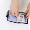 Fashion Faux Leather Credit Card Holder 24 Bits Card Case Business Card Holder Wallet