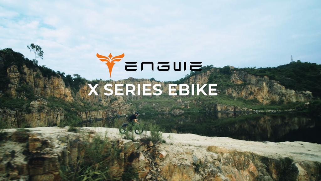 Складной электровелосипед ENGWE X26 с двойной батареей – пиковая мощность 1000 Вт, запас хода 100 км, тройная подвеска и гидравлические тормоза