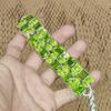 Wedding Gift For Her 925 Silver Natural Peridot Chain Adjustable Bracelet