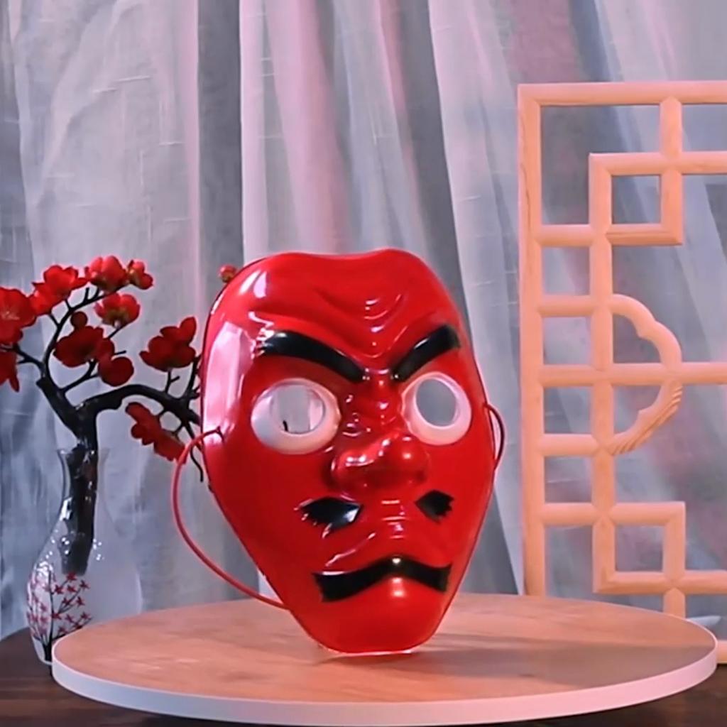 Призрачное истребление клинка-чешуи Таки оставил рядом со следующим наставником команда убийц призраков маска тенгу косплей самурай Comic-Con реквизит на Хэллоуин