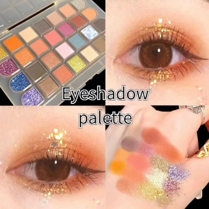 Лоток для теней для век Жемчужно-матовый тонкий макияж для глаз с вспышкой, легкий цвет, водонепроницаемый контуринг, спящий лоток для теней для век шелкопряда, стойкая фиксация женского макияжа