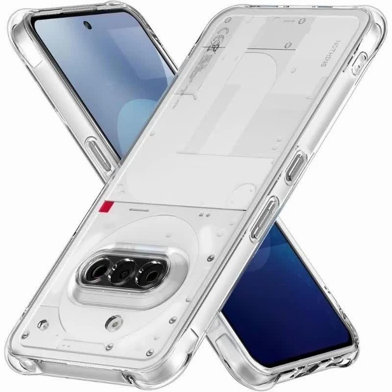 Transparent TPU Case For Nothing Phone 3A Lite 3A Pro 2A Cmf 1 2 Protective Cover Four Corners Shockproof Bumper Phone Shell