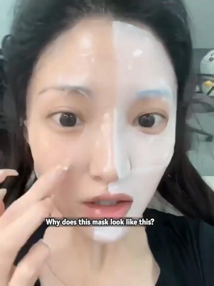 Белая прозрачная маска для лица коллагеновая маска для лица эмульсия растворимая абсорбируемая прозрачная маска для лица гидрогель