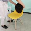 Jacquard Short Back Chair Cover Stretch Slipcovers Elastic Seat Chair Covers Dining Room Bar Office Party Banquet Removable