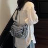 Denim Bag Women's Crossbody Bag Middle-aged Mom Bag Large Capacity Shoulder Bag Commuter Bag