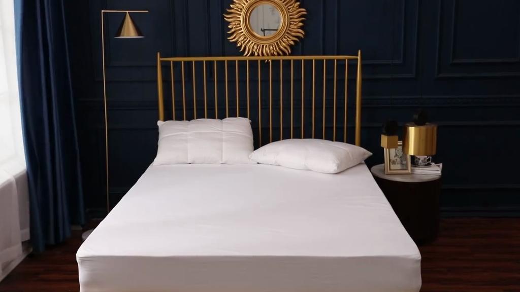Waterproof Mattress Cover Anti-mite Non-slip Sheet Dust Cover Fitted Sheet Bed Protector Cover Bedspread Breathable&Skin-friendly