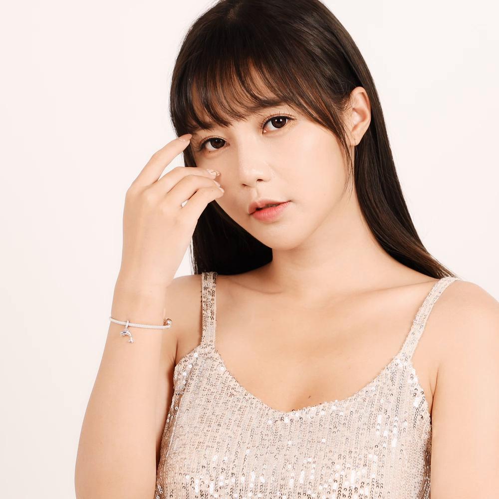 BAMOER Authentic 925 Sterling Silver Pave Setting CZ Dolphin Pendant Original Brand Design