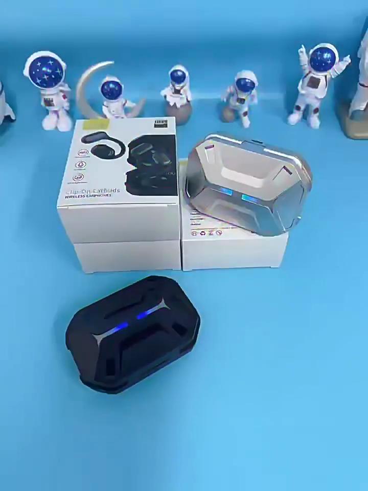 Новая беспроводная Bluetooth-гарнитура Mech Wind с подвесным ушным креплением, количество дыхательного света, черные технологические игровые наушники