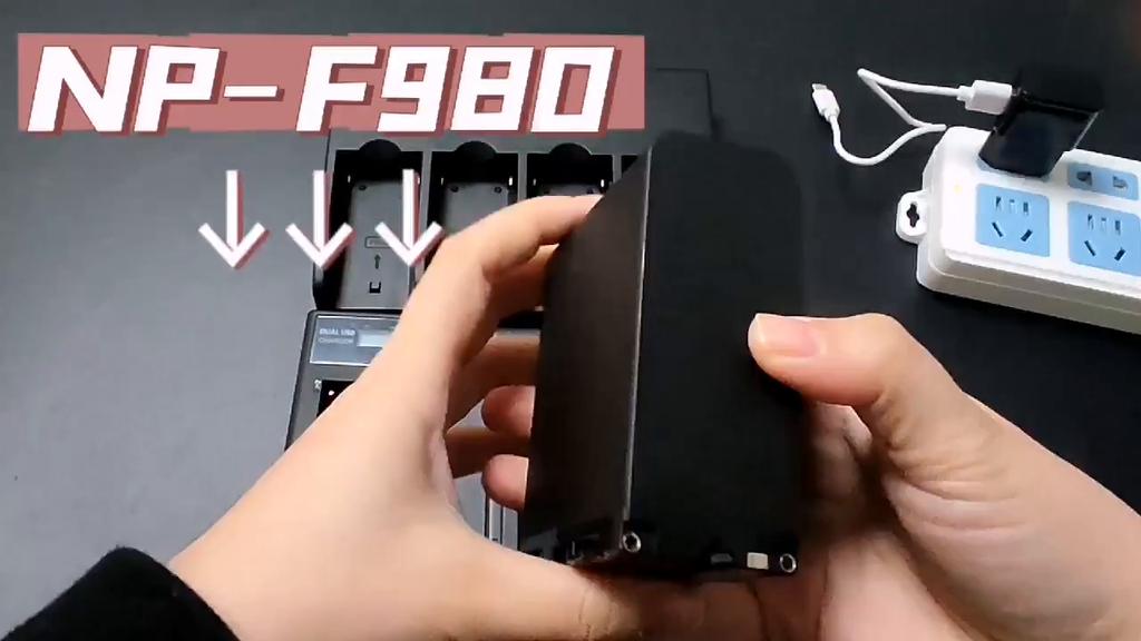 10800mAh NP-F980 NP-F970 NPF960 NPF970 Battery with USB ChargerOutput For Sony PLM-100 CCD-TRV35 MVC-FD91 MC1500C