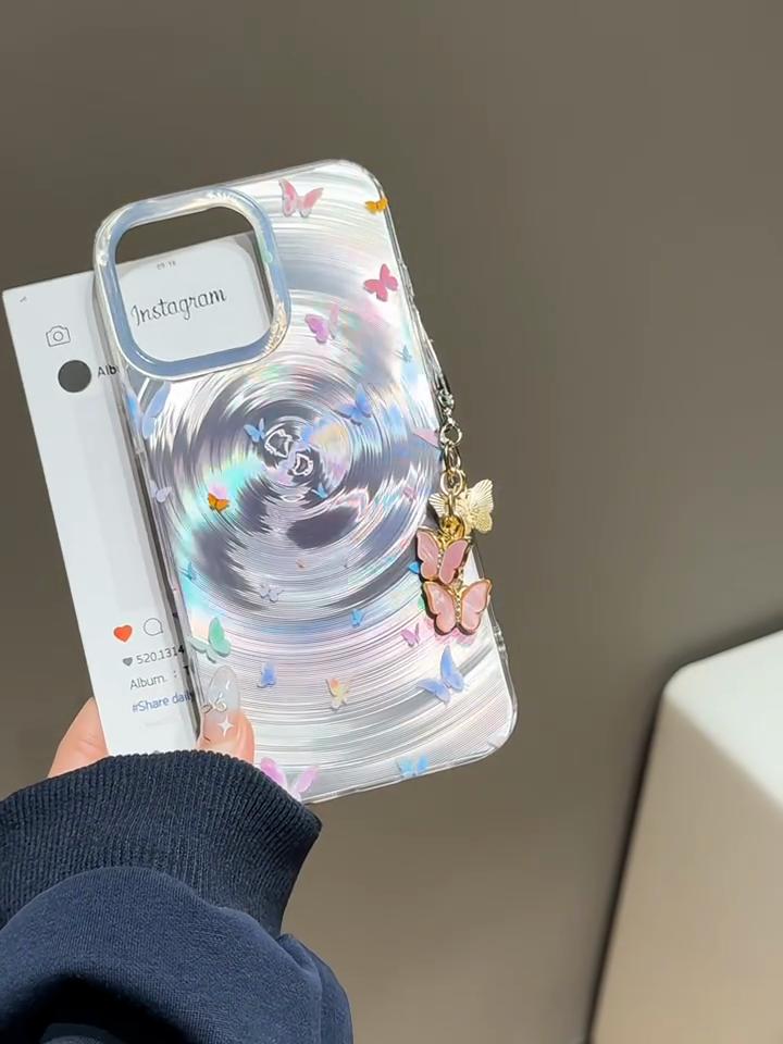 Чехол для телефона iPhone 11 13 16 ProMax Чехол для iPhone 14 15 ProMax 12 13 ProMax 13 Pro 14 Pro Swirl Чехол для телефона Модный и универсальный мультяшный милый