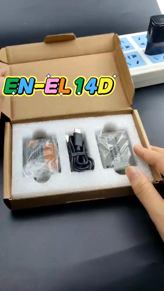 EN-EL14 1650mAh USB Type C EN-EL14a EN EL14 Battery for Nikon Df D5500 D5600 D3400 D3500 D5100 D5200 D5300 D3100 D3200 D3300
