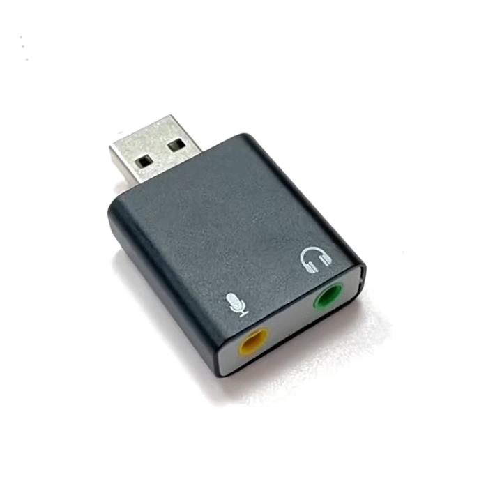 USB-конвертер для наушников без драйверов, компьютерный аудиокабель USB — 3,5 мм, адаптер для микрофона Apple, внешняя звуковая карта