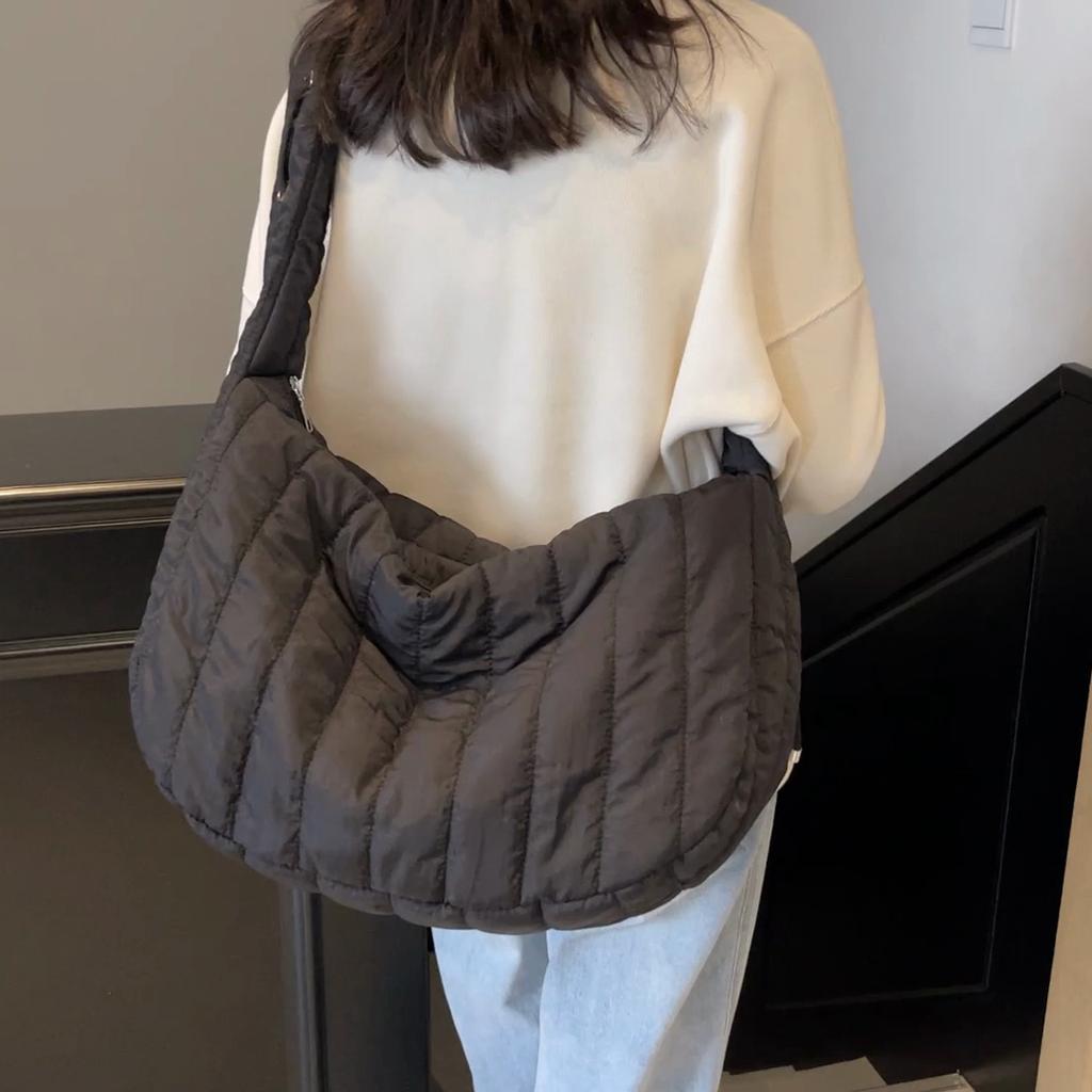 Складная сумка через плечо с завязками, женская сумка для пельменей большой вместимости, сумка через плечо для поездок на работу