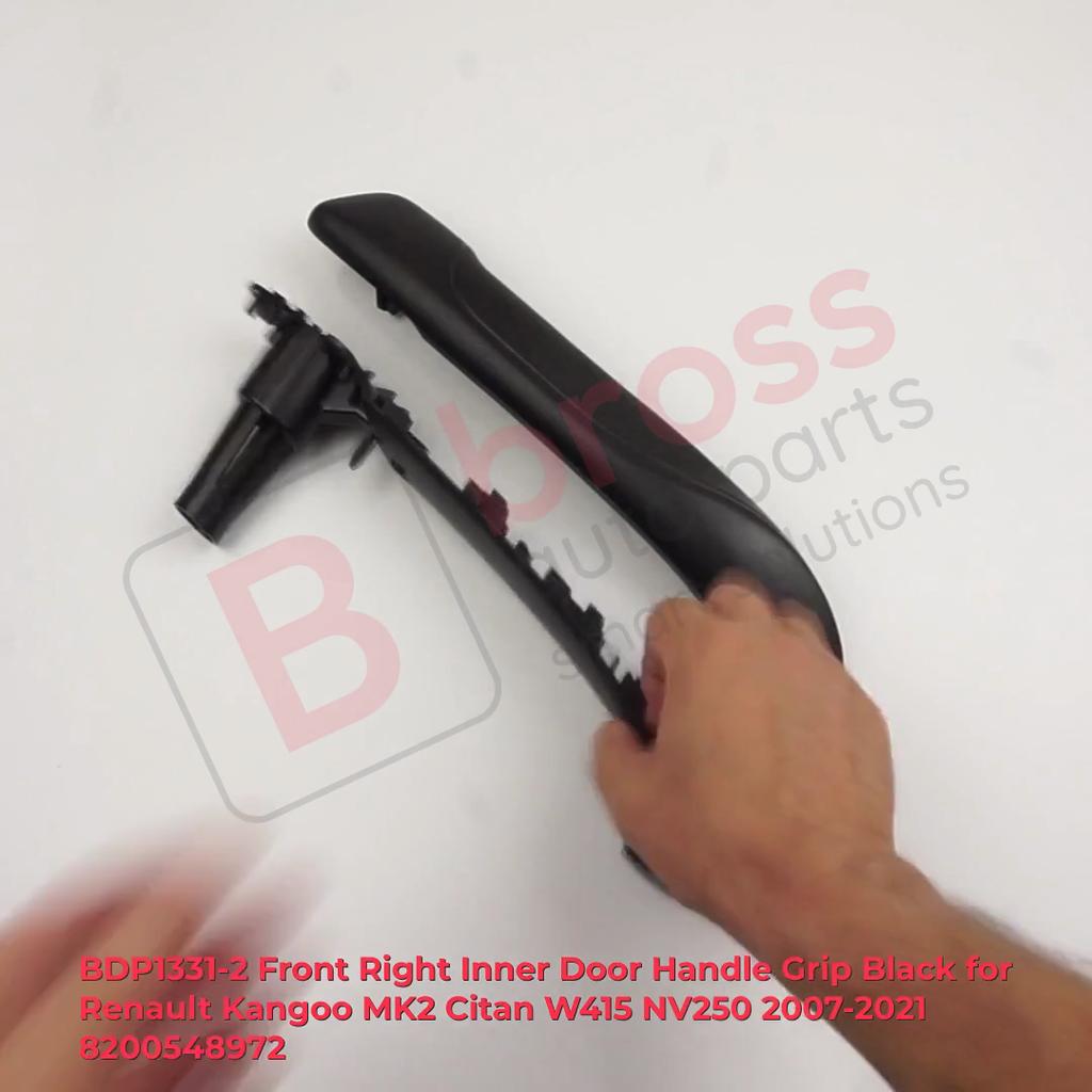 BDP1331-2 Front Right  Inner Door Handle Grip Black for Renault Kangoo MK2 Citan W415 NV250 2007-2021 8200548972