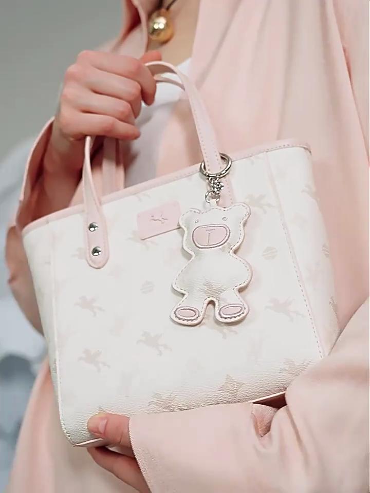 NUCELLE Women's Crossbody Bag, Handbag, Casual Bag, Pink, Small Size