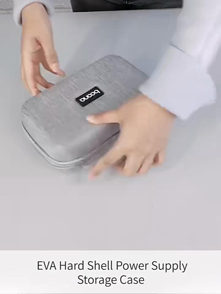 Boona Laptop Accessories Power Supply Adaptor Case Travel Electronic Gadgets Bag for Macbook Air Pro Apple