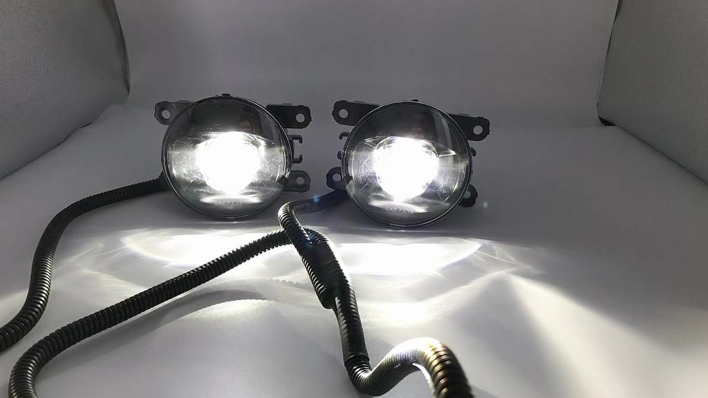 LED Fog Light DRL Daytime Running Light 12V H11 For Mitsubishi Pajero 4/IV V8_W V9_W 2007-2015 Front Bumper Fog Light Fog Lamp