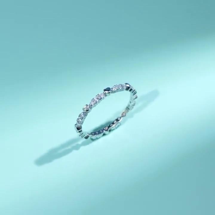 Tancise Classic стерлингового серебра 925 пробы кольцо с цирконом женские ювелирные изделия свадебное обещание вечерние подарок