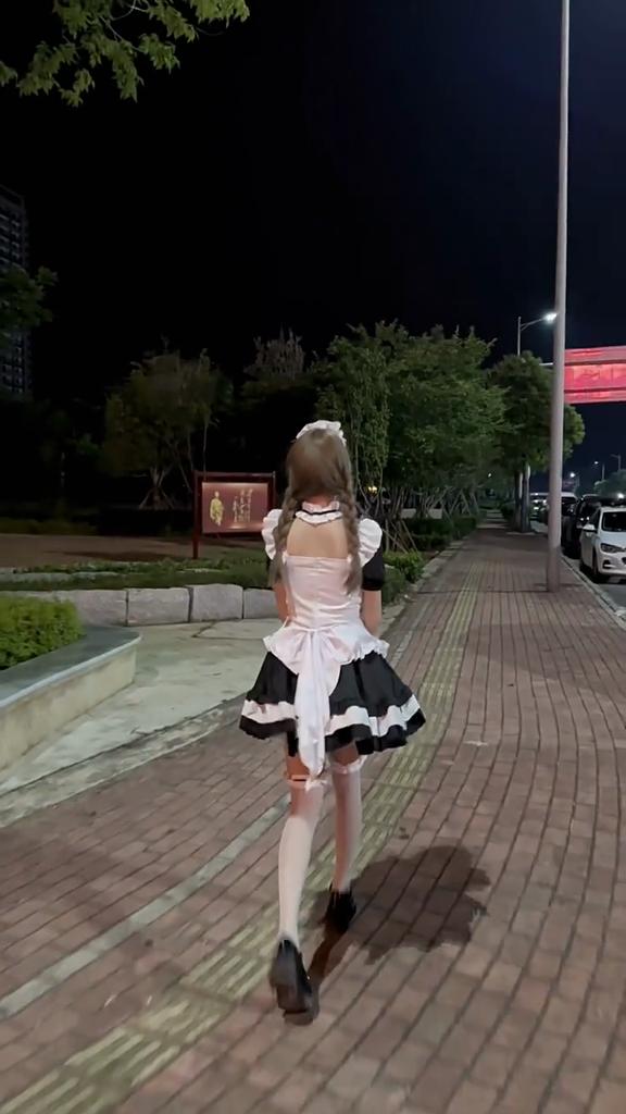 Gaming Costume Cosplay Miracle Nikki Black and White Chocolate Maid Outfit Lolita Princess Dress