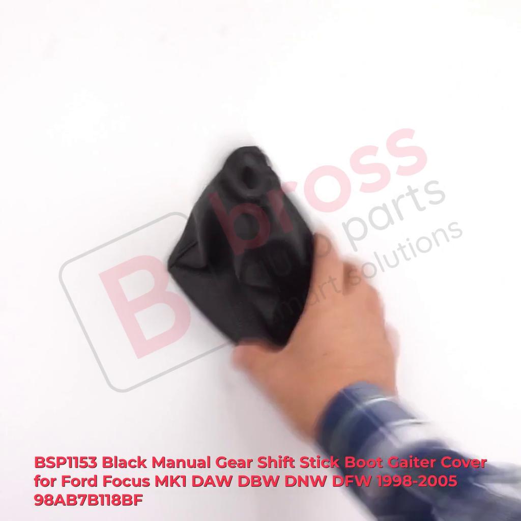 BSP1153 Black Manual Gear Shift Stick Boot Gaiter Cover for Ford Focus MK1 DAW DBW DNW DFW 1998-2005 98AB7B118BF