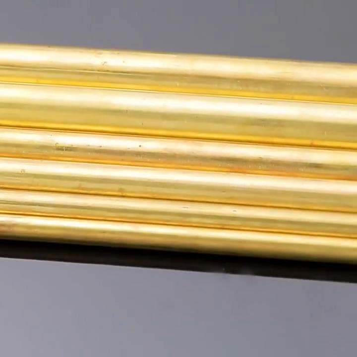 1PCS Brass Tube DIY Tube Round Diameter 2/3/4/5/6/7/8/10/14/16/20mm L200mm 300mm Brass Tube Brass Tube Cutting