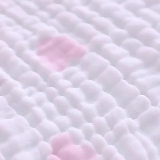 6 Layer Cotton Baby Bath Towel Muslin Swaddle Blanket For Born Plaid Bedding Soft Bed Cover Born Diapers Baby Item