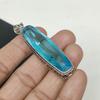 Длинная подвеска из серебра с драгоценным камнем Swiss Blue Topaz из стерлингового серебра 925 пробы — дизайн ручной работы, повседневные украшения, уникальный подарок с подвеской Swiss Blue Topaz