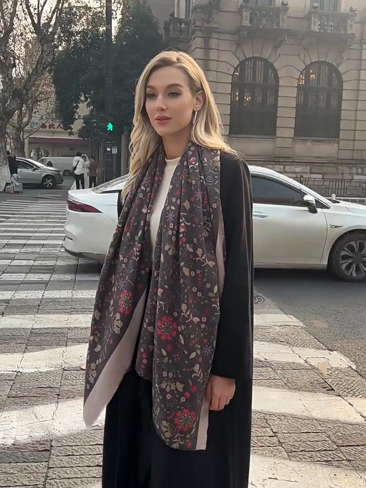 Scarf Pashmina Shawls Wraps Of Evening Dresses Travel Office Winter Wedding Cashmere Feel Large Scarves