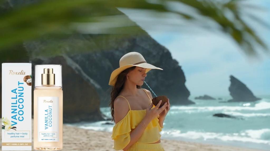 Ваниль Кокос Спрей для тела-Стойкий, освежающий и романтичный портативный парфюм
