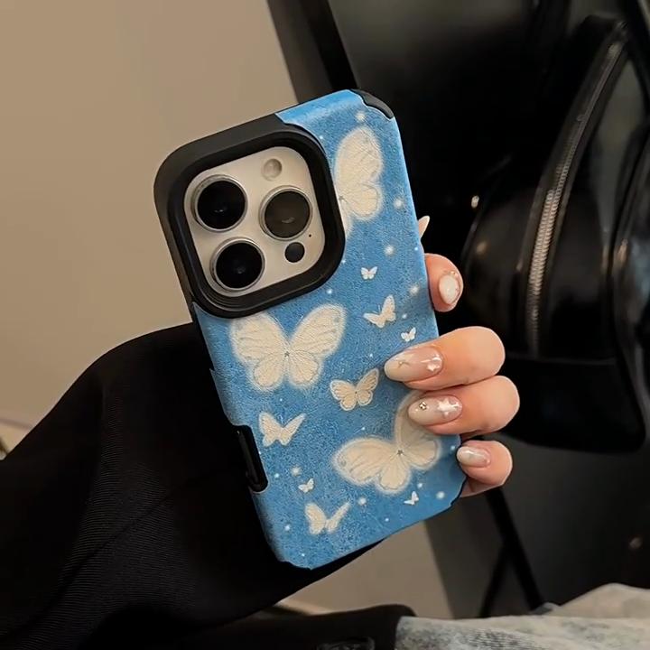 Винтажный чехол-бабочка для iPhone 17 iPhone 17 Pro Max