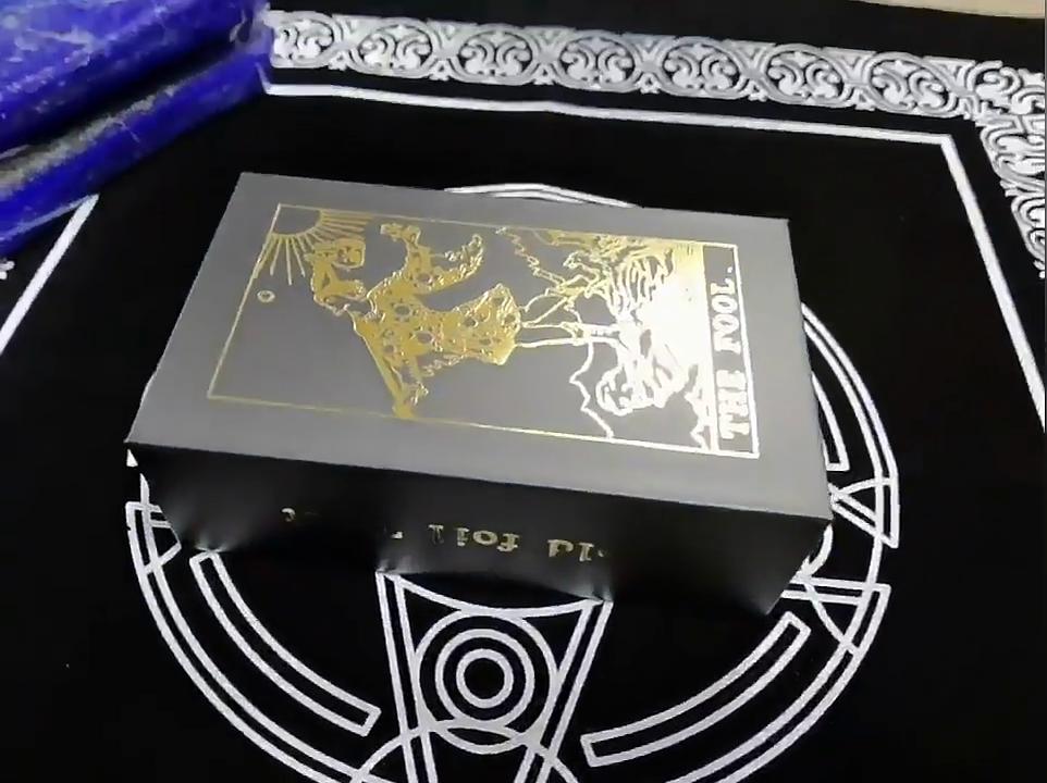 Золотая фольга Таро Таро Настольная игра ПВХ Водонепроницаемый износостойкий Новая карточная игра Вечеринка Многопользовательская игра
