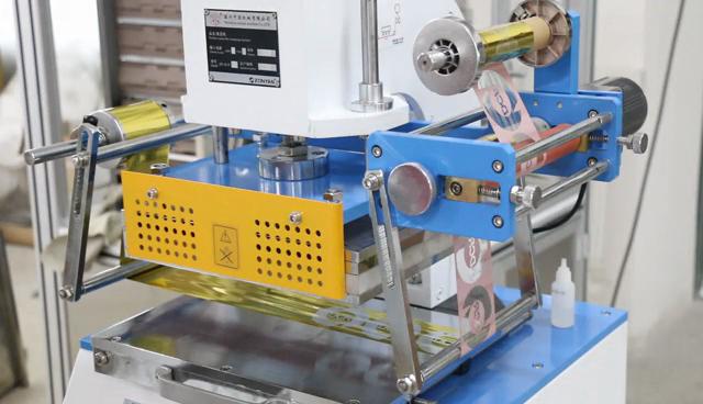 ZONESUN ZY-819D 200X300mm Pneumatic Stamping Machine Paper leather LOGO Name Card Creasing pressure Initial Embossing Machine