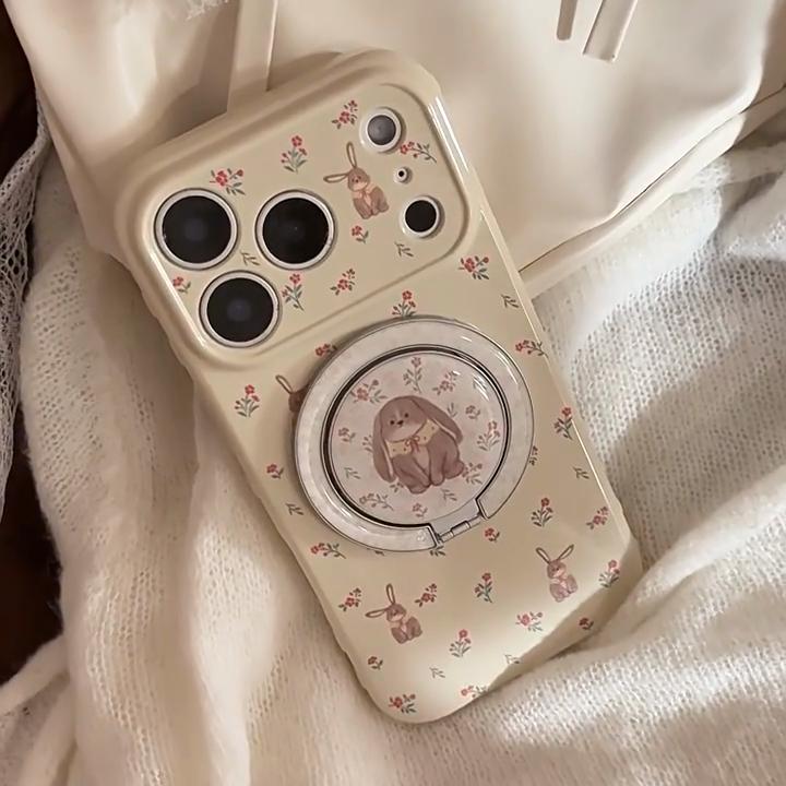 Милый Чехол-Кролик для iPhone 16, iPhone 17 и iPhone 17 Pro Max