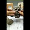 Каменный человек Снимает стресс Игрушка Медленно восстанавливается Мягкая статуэтка Моаи Сжимать Глаза Заинтересованное выражение Расслабляет Стресс Детский подарок
