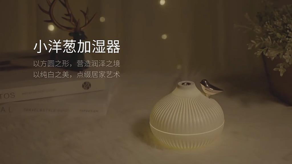 Design 300ml Small Onion Air Humidifier Aroma Diffuser Portable Led Steam Smart Mist Usb Humidifier Purifier