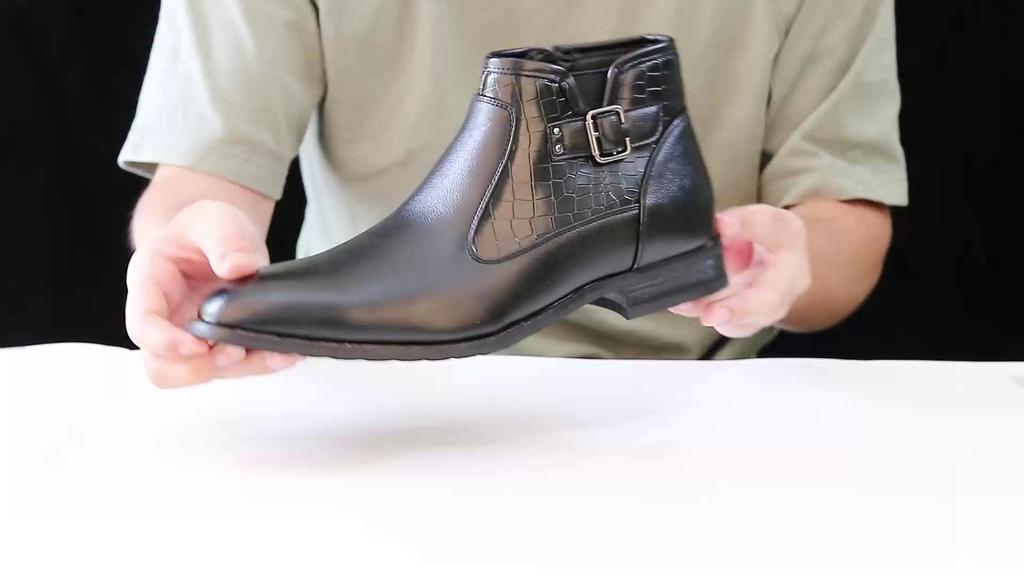 40-46 мужские зимние ботинки. Удобная теплая мужская зимняя обувь.