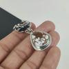 Подвеска из натурального дикого конского яшмы, стерлинговое серебро 925 пробы — дизайн ручной работы, повседневные украшения, уникальная подвеска из красного граната, подарки на день рождения