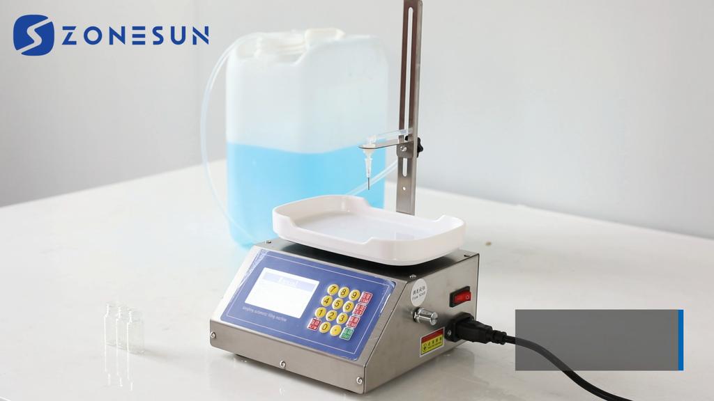 ZONESUN ZS-M90 Перистальтический насос Полуавтоматическая цифровая система управления CNC Весовая разливочная машина Разливщик парфюмерных растворов