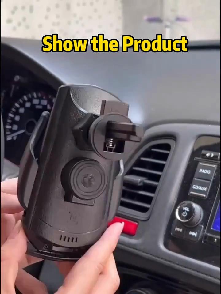 Автомобильный беспроводной держатель-зарядка, автоматический держатель для мобильного телефона с креплением на вентиляционное отверстие, док-станция, кронштейн для быстрой беспроводной зарядки, устройства с инфракрасной индукцией