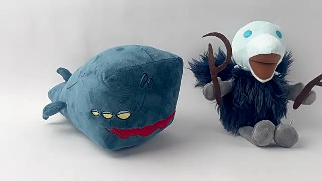 20 см Плюшевая кукла-набор Neow и Crow из игры Slay The Spire Милые Мягкие Набивные Игрушки Игровые Аксессуары Коллекционный Подарок для Любителей Игр и Отаку