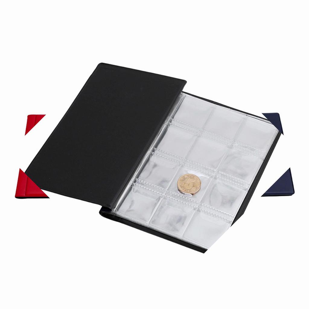 120 держателей для монет, 4 цвета, для сбора коллекции, для хранения денег, пенни, альбом, карманы для книг, мода