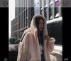 Утолщенное имитационное новое зимнее пальто с капюшоном, женская модная одежда средней длины, корейская версия