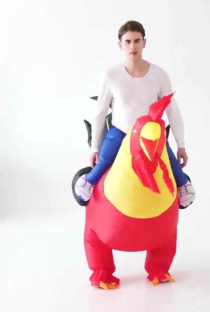 Rooster Inflatable Suit, Adult